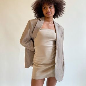 Djerf Avenue Tube Dress Nougat